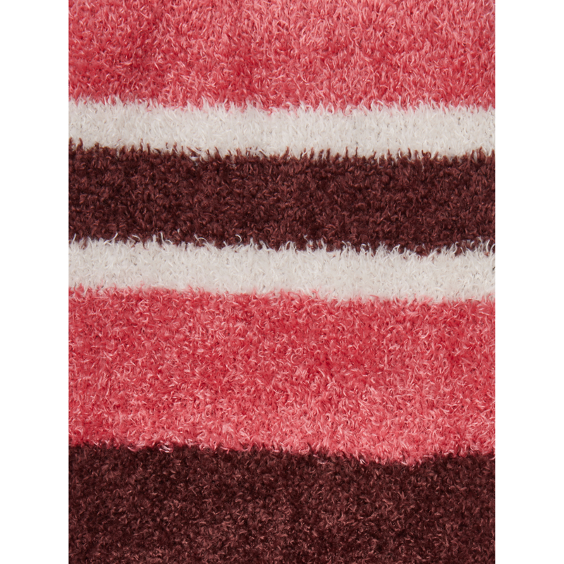 LeMieux Sabrina Stripe Fluffies - Cranberry-1