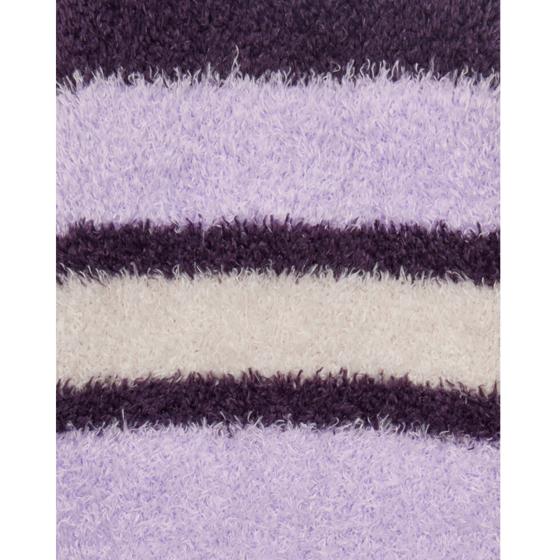 LeMieux Sabrina Stripe Fluffies - Lilac-1