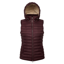 LeMieux Rose Hooded Puffer Gilet - Damson