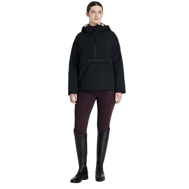 LeMieux Phoebe Half Zip Waterproof Anorak - Black-3