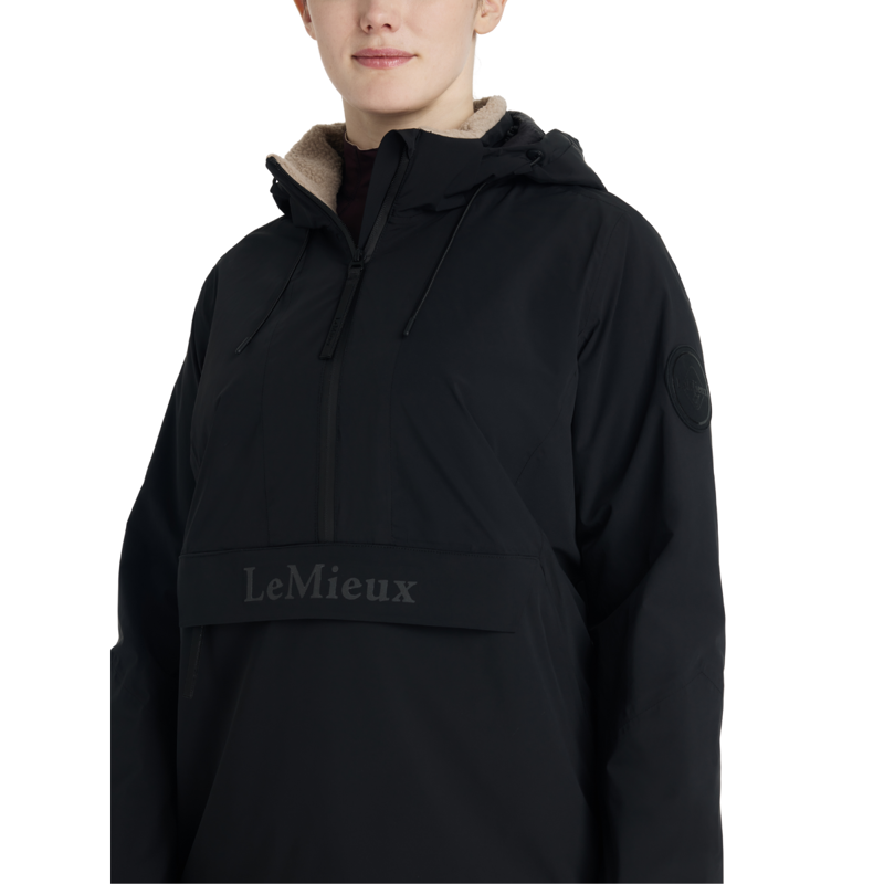LeMieux Phoebe Half Zip Waterproof Anorak - Black-4