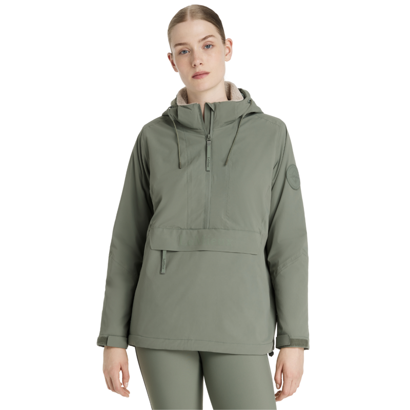 LeMieux Phoebe Half Zip Waterproof Anorak - Rosemary-1