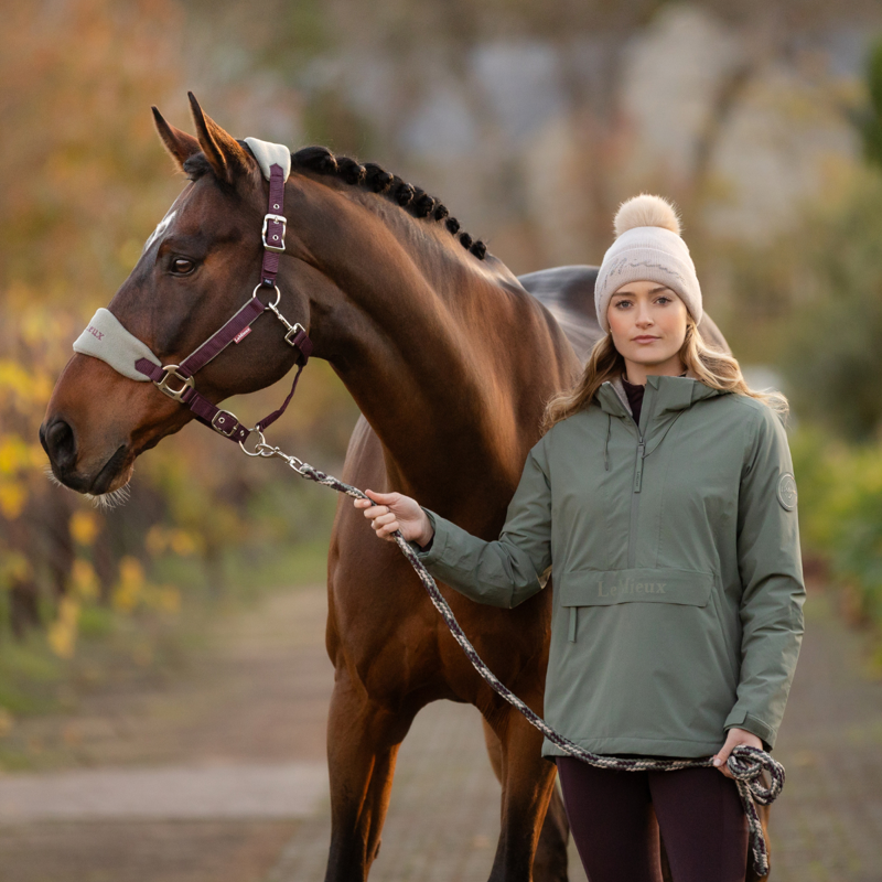 LeMieux Phoebe Half Zip Waterproof Anorak - Rosemary-9