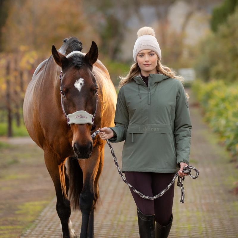 LeMieux Phoebe Half Zip Waterproof Anorak - Rosemary-8
