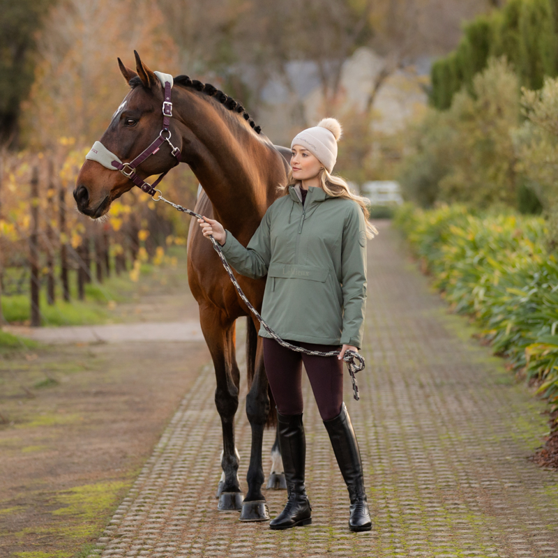 LeMieux Phoebe Half Zip Waterproof Anorak - Rosemary-7