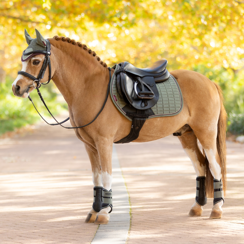 LeMieux Mini Suede Close Contact Square - Rosemary -2