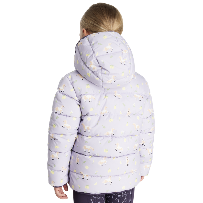 LeMieux Mini Printed Lilo Puffer Jacket - Lilac-2