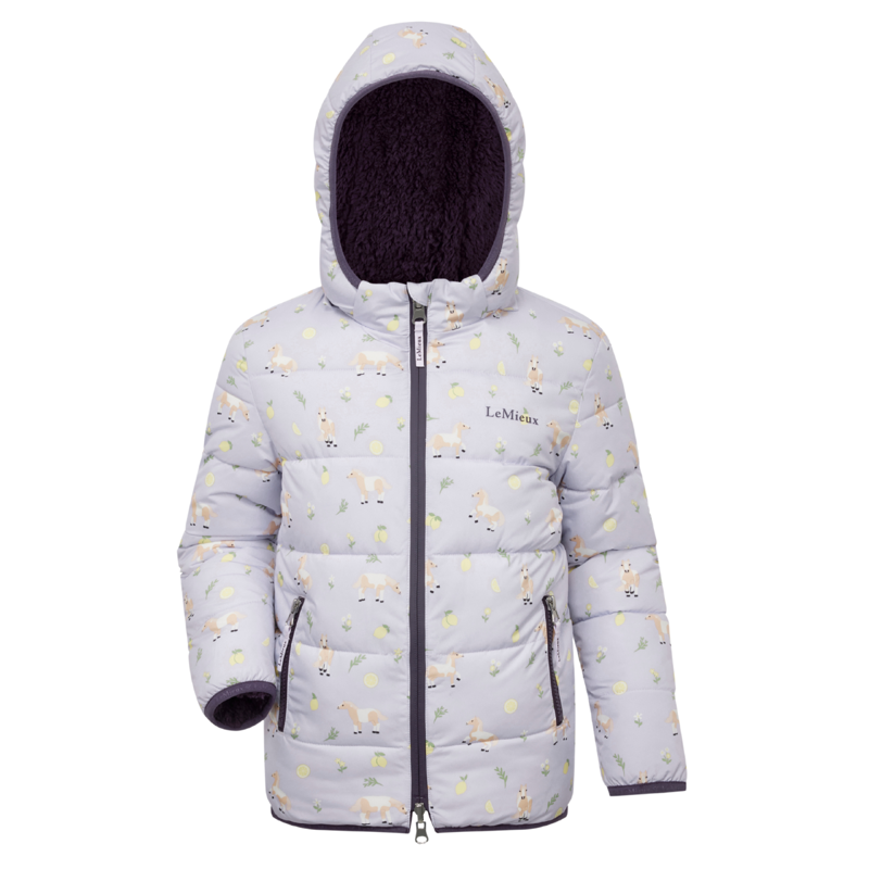 LeMieux Mini Printed Lilo Puffer Jacket - Lilac-1