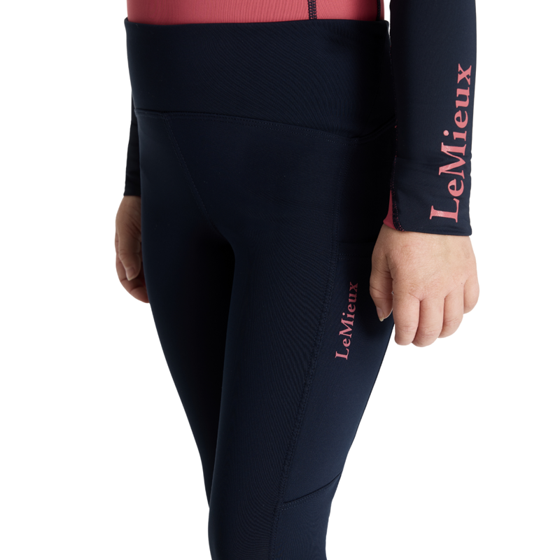 LeMieux Mini Nora Brushed Pull On - Navy-3