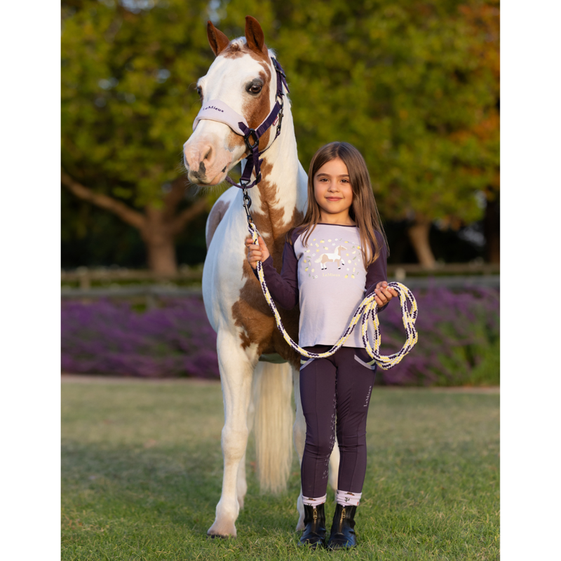 LeMieux Mini Jamie Lemon Long Sleeve Top - Lilac-5