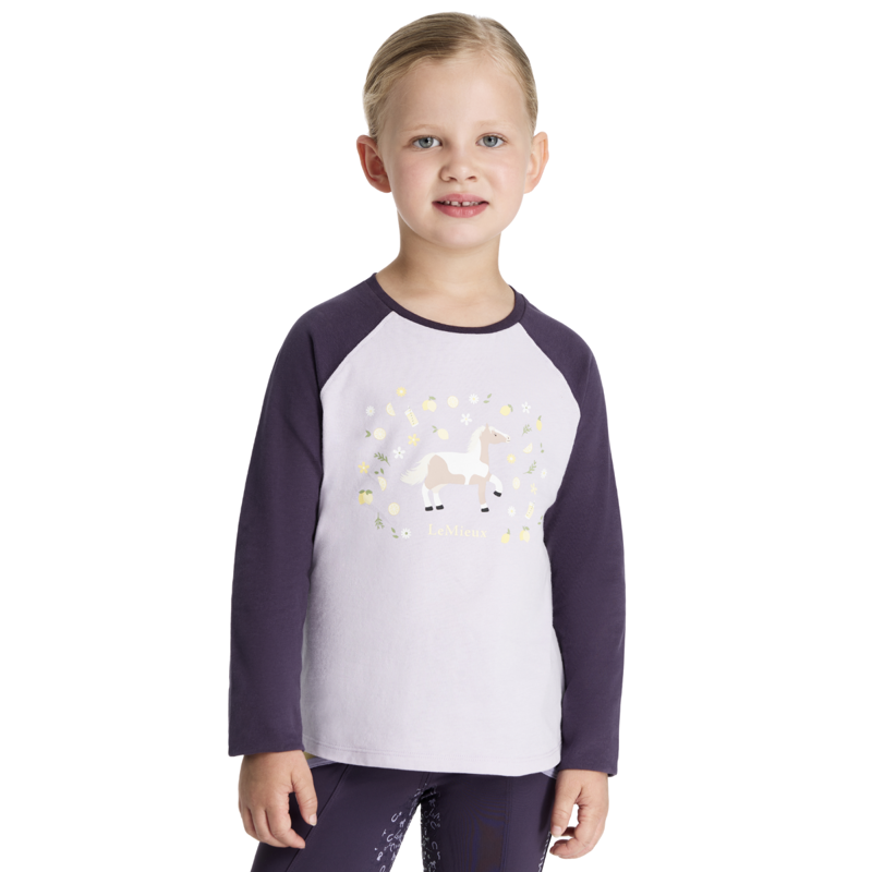 LeMieux Mini Jamie Lemon Long Sleeve Top - Lilac-1