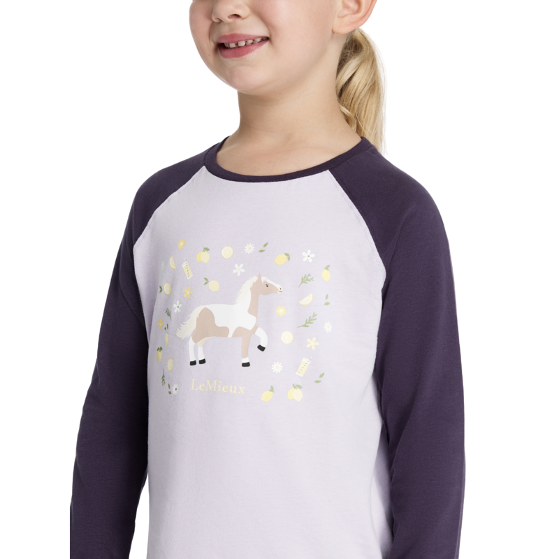LeMieux Mini Jamie Lemon Long Sleeve Top - Lilac-4