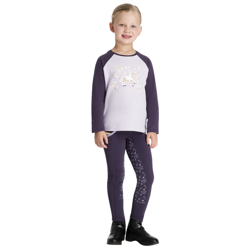 LeMieux Mini Jamie Lemon Long Sleeve Top - Lilac-3