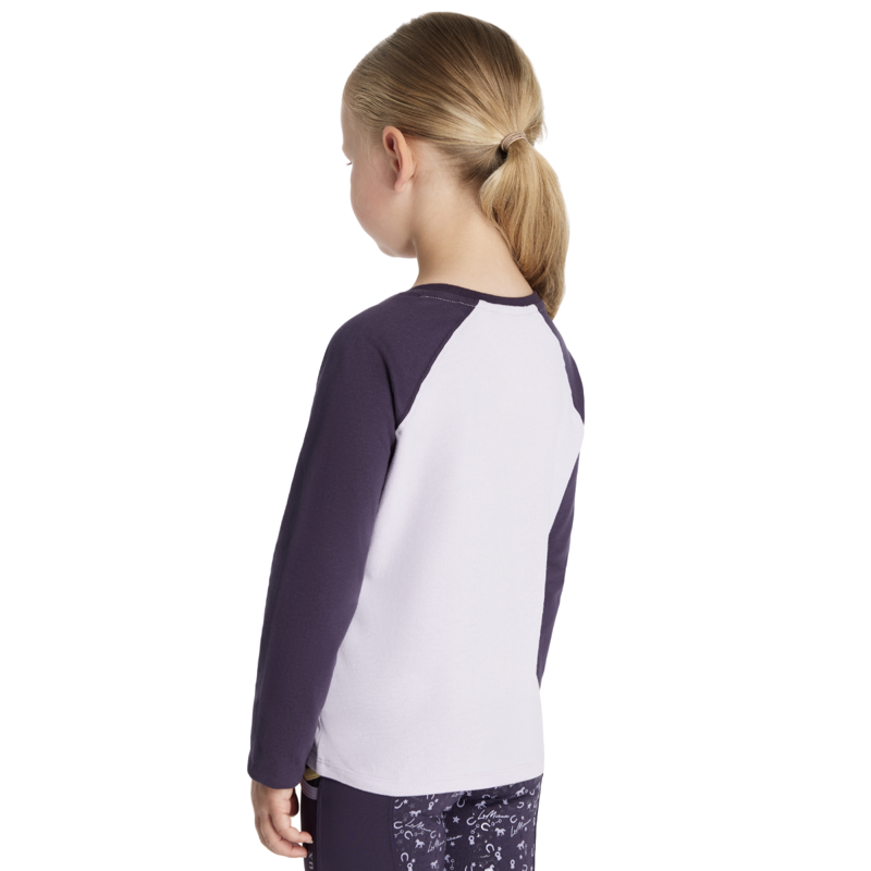 LeMieux Mini Jamie Lemon Long Sleeve Top - Lilac-2