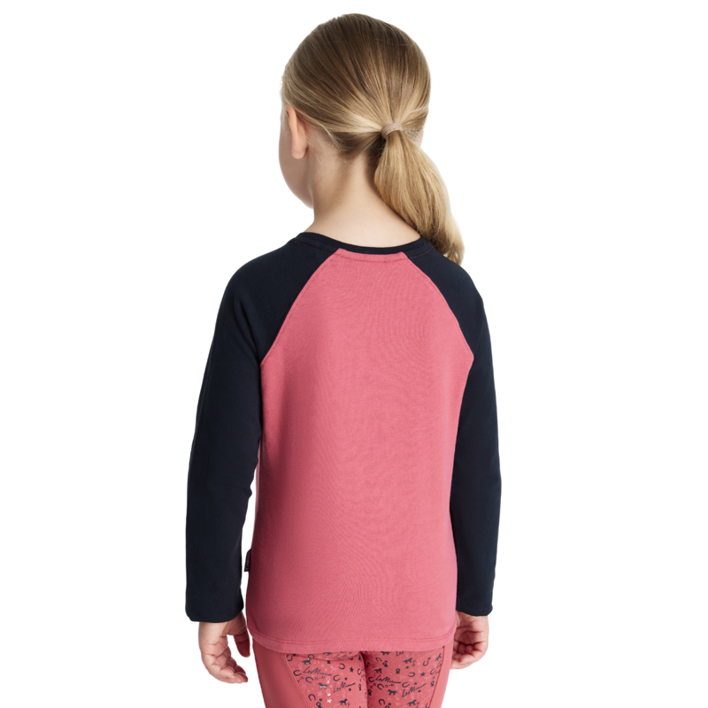 LeMieux Mini Jamie Chancer Long Sleeve Top - Cranberry-2