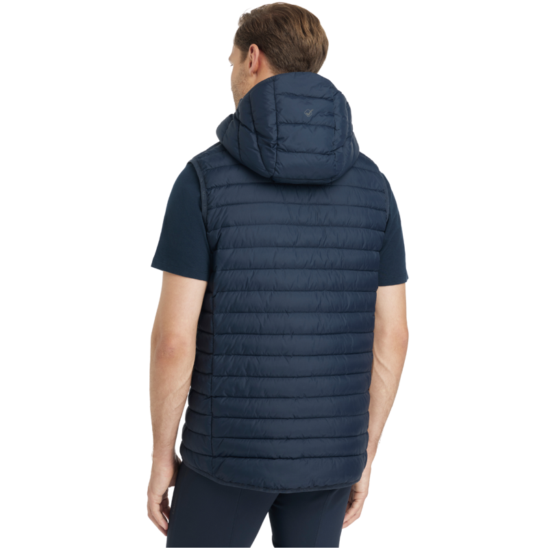 LeMieux Men's Hooded Puffer Gilet - Navy-2