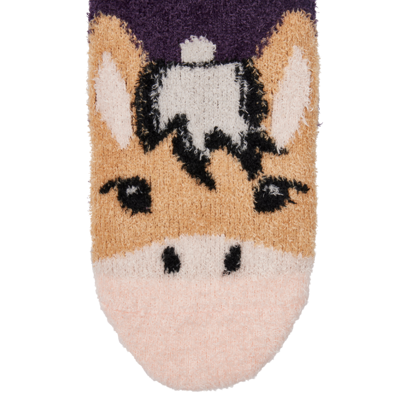 LeMieux Fluffy Character Socks - Fjord Juniper-1