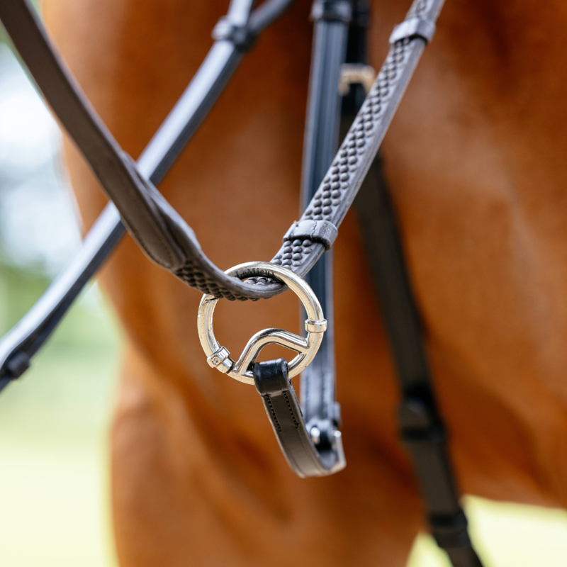 LeMieux Kudos Bridge Breastplate - Black-5