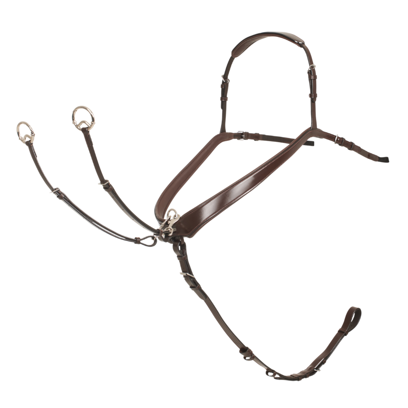 LeMieux Kudos Bridge Breastplate - Havana