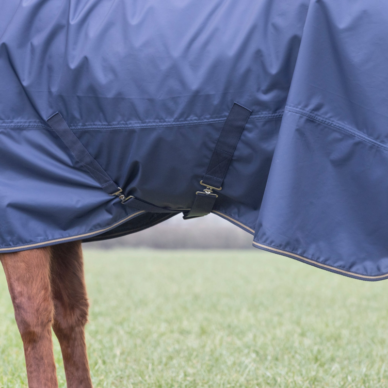 Shires Typhoon Lite Combo Turnout Rug - Navy-1