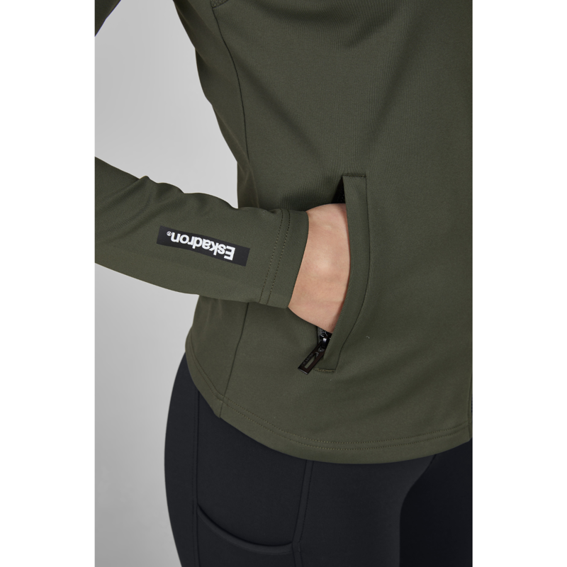 Eskadron Zip-Shirt Dynamic AW25 - Deep Green-3