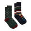Joules Men's Kingsbury 2 Pack Socks - Multi