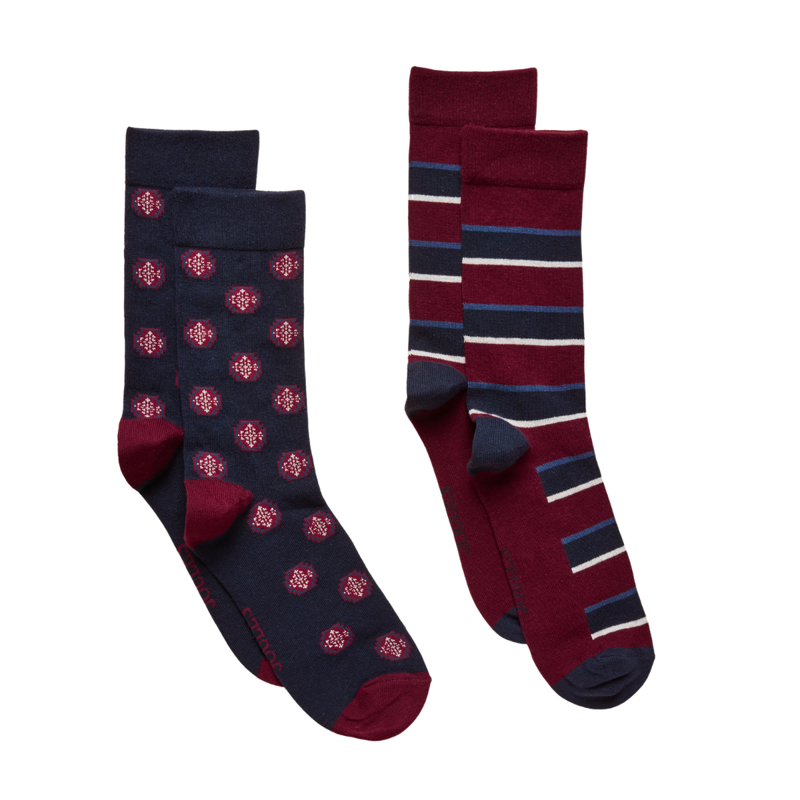 Joules Men's Kingsbury 2 Pack Socks - Navy
