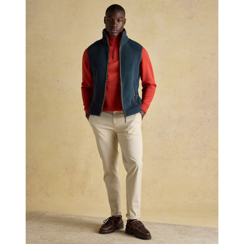 Joules Men's Heritage Fleece Gilet - Navy-6