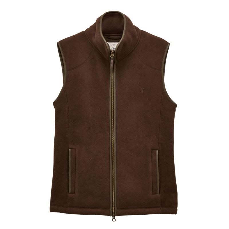 Joules Men's Heritage Fleece Gilet - Brown