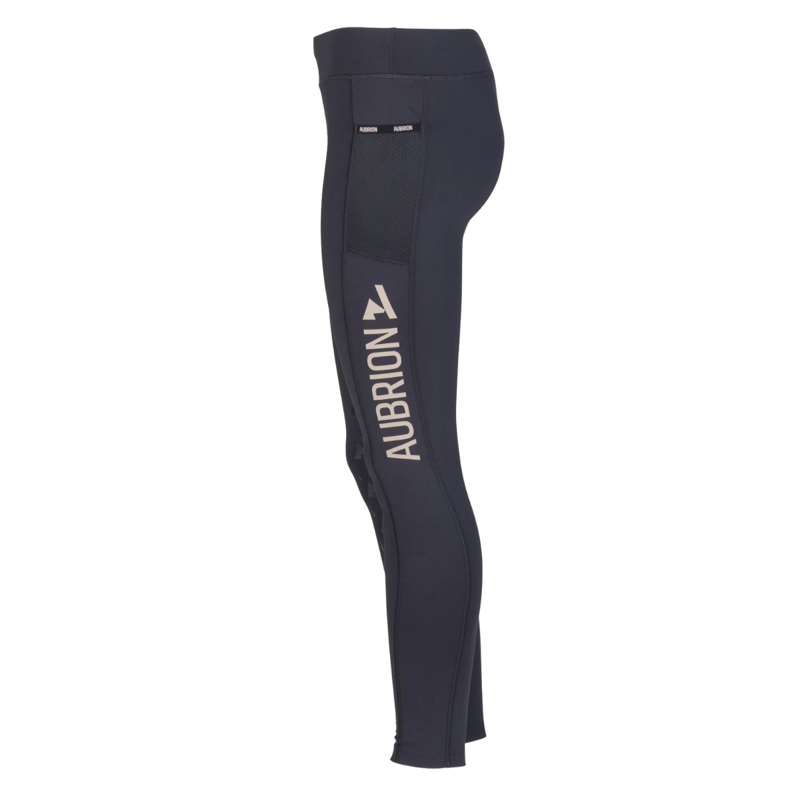 Aubrion Young Rider React Non-Stop Riding Tights - Shadow-2