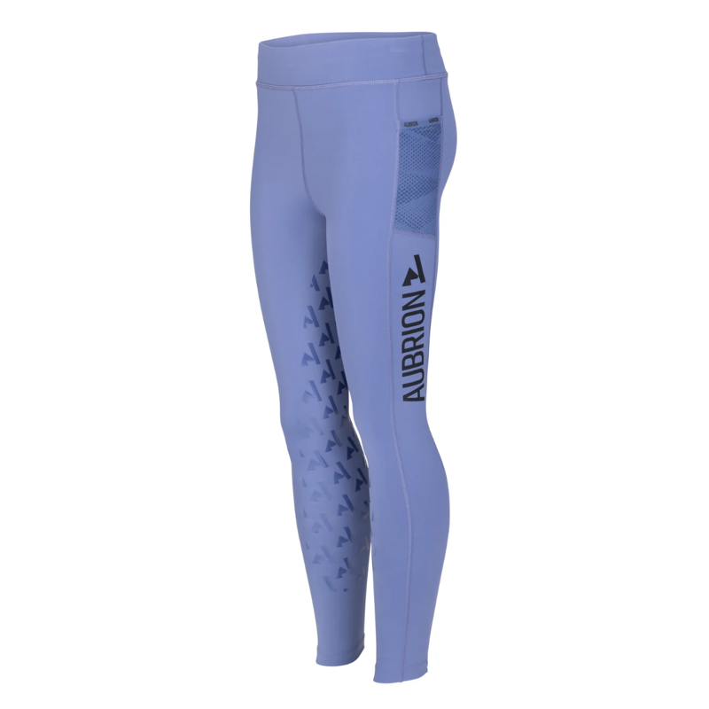 Aubrion Young Rider React Non-Stop Riding Tights - Sky-1