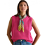 Joules Ladies Holly Knitted Vest - Fuchsia