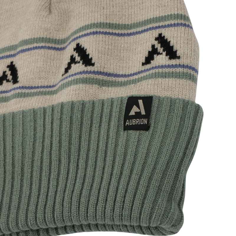 Aubrion React Bobble Hat - Sage/Sand-2