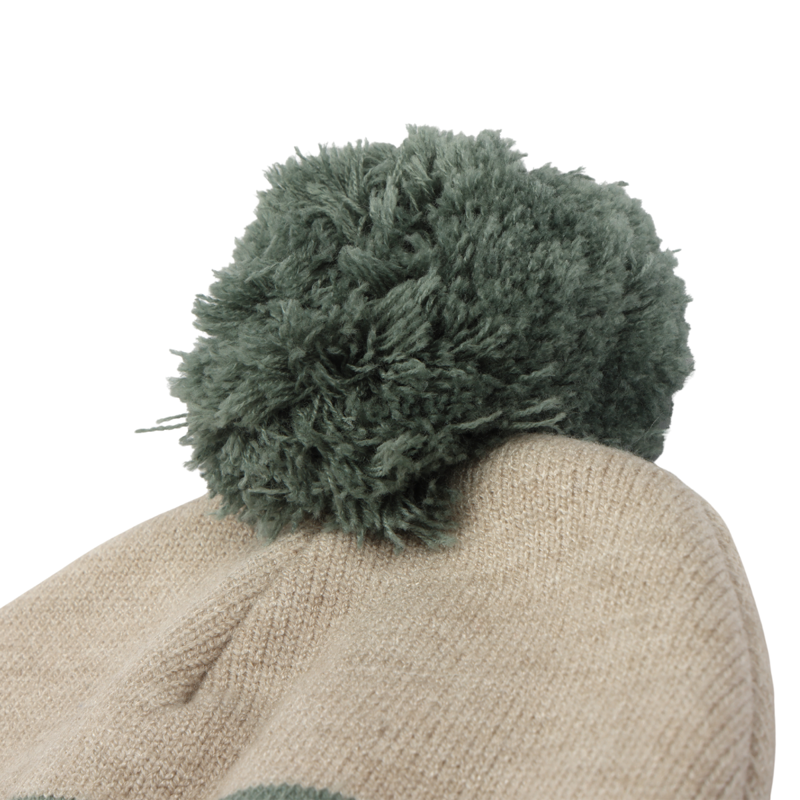 Aubrion React Bobble Hat - Sage/Sand-3