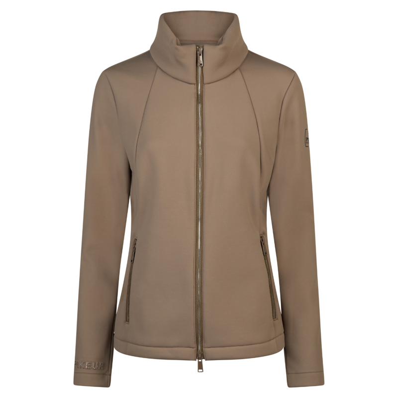 Pikeur Ladies Fleece Jacket - Slate Brown