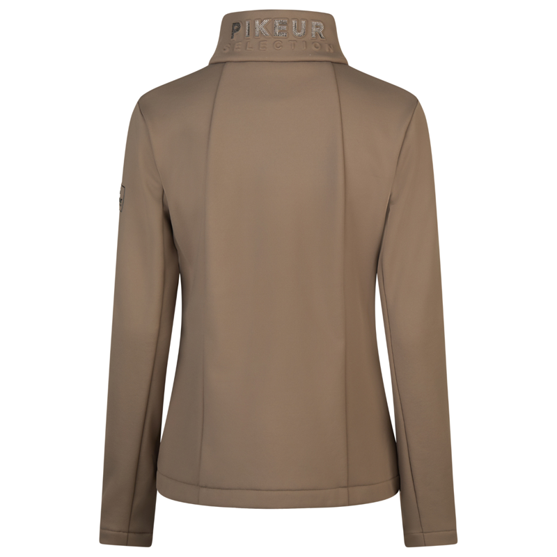 Pikeur Ladies Fleece Jacket - Slate Brown-1