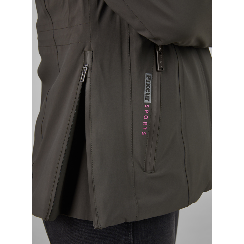 Pikeur Ladies Waterproof Jacket - Deep Khaki-5