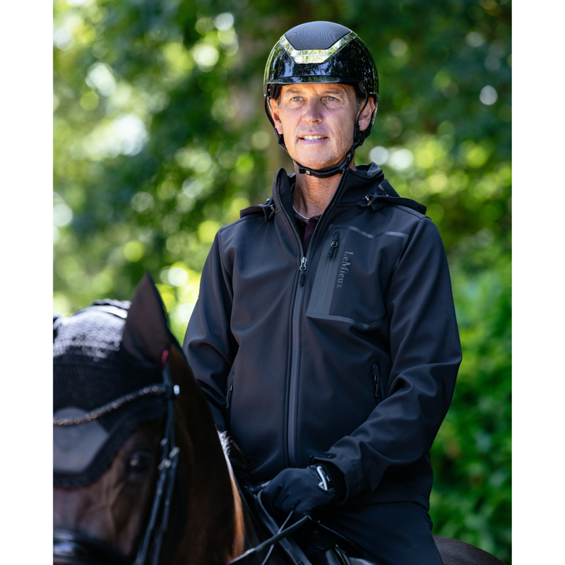LeMieux Men's Softshell Jacket - Black-4