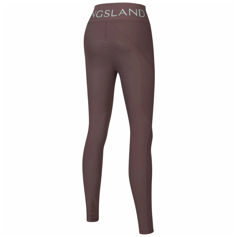 Kingsland KLMartha Ladies F-Grip Water-Repellent Tights - Raisin-1