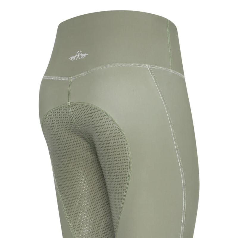 HV Polo Sporty Sue Full Grip Riding Tights - Oil Green-2
