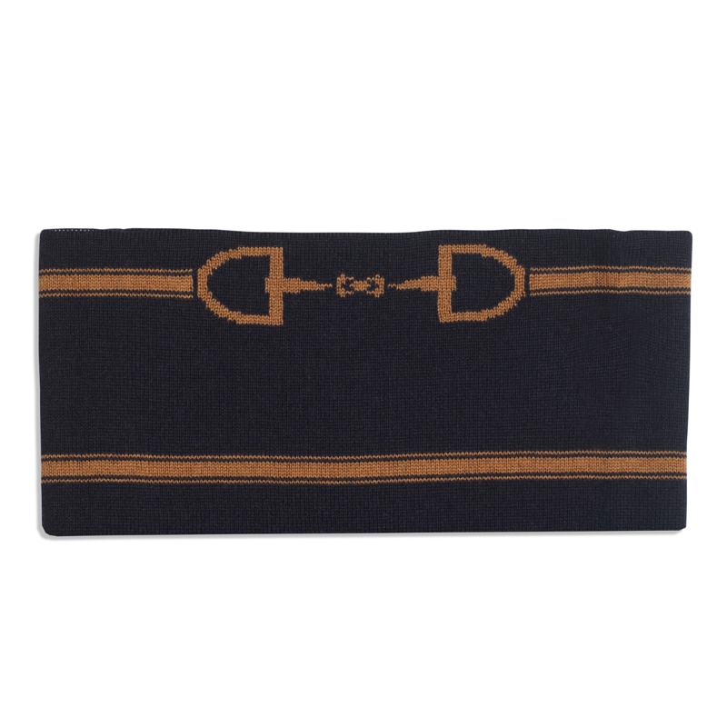 Waring Brooke Snaffle Headband/Snood - Navy