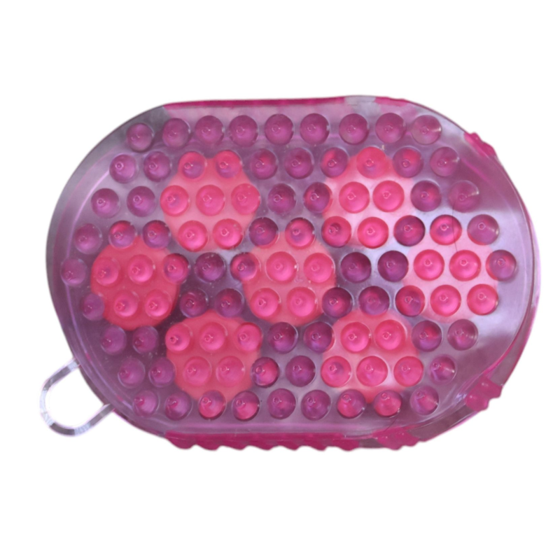 Equi-Sential Massage Grooming Glove - Pink-1
