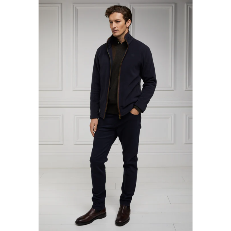 Holland Cooper Men's Country Fleece Jacket - Ink Navy-3