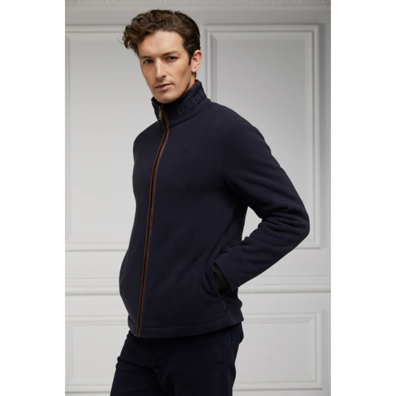 Holland Cooper Men's Country Fleece Jacket - Ink Navy