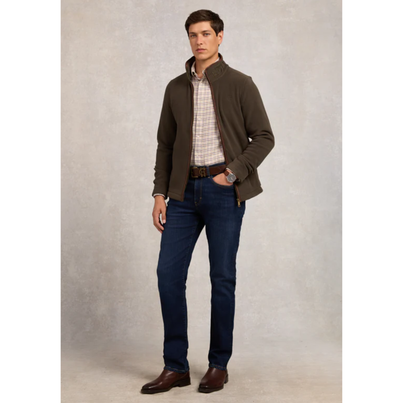 Holland Cooper Men's Country Fleece Jacket - Khaki-7
