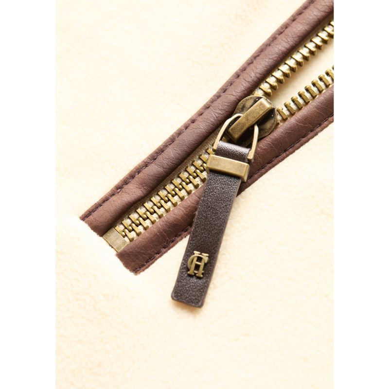 Holland Cooper Country Fleece Quarter Zip - Cream-9