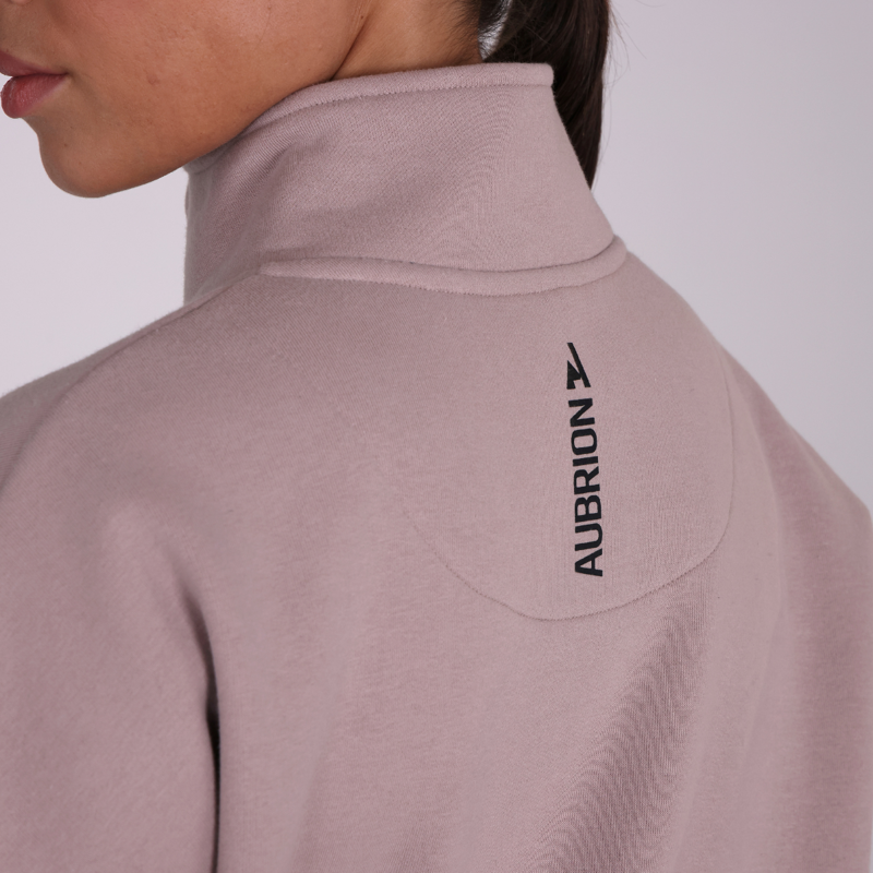 Aubrion React Half Zip Sweatshirt - Sand-10