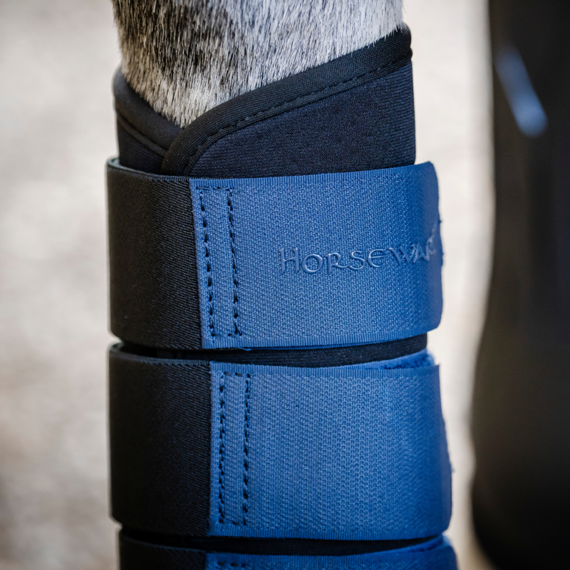 Horseware Classic Brushing Boots - Large - Navy-6