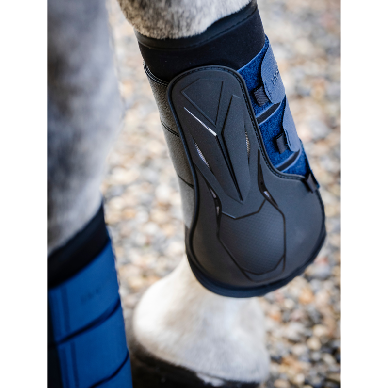 Horseware Classic Brushing Boots - Large - Navy-2