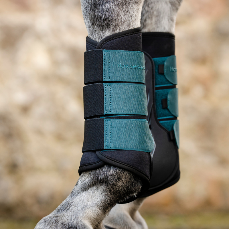 Horseware Classic Brushing Boots - Dynasty Green-5
